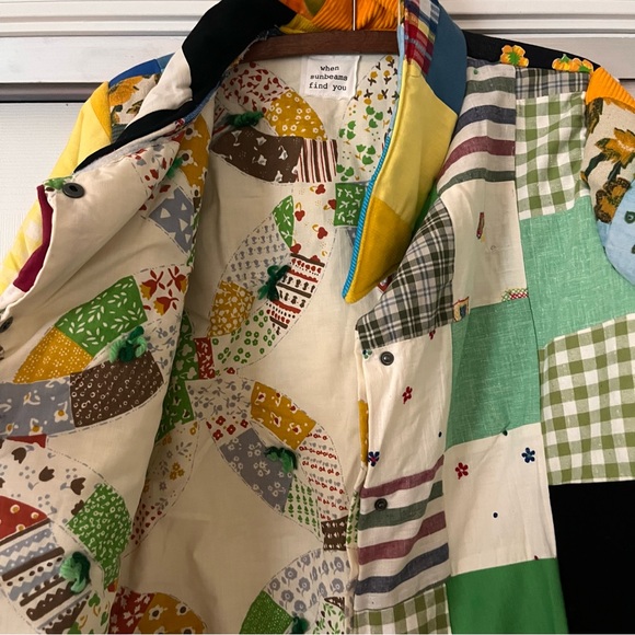 Handmaid Quilt Coat Jacket - Picture 2 of 3